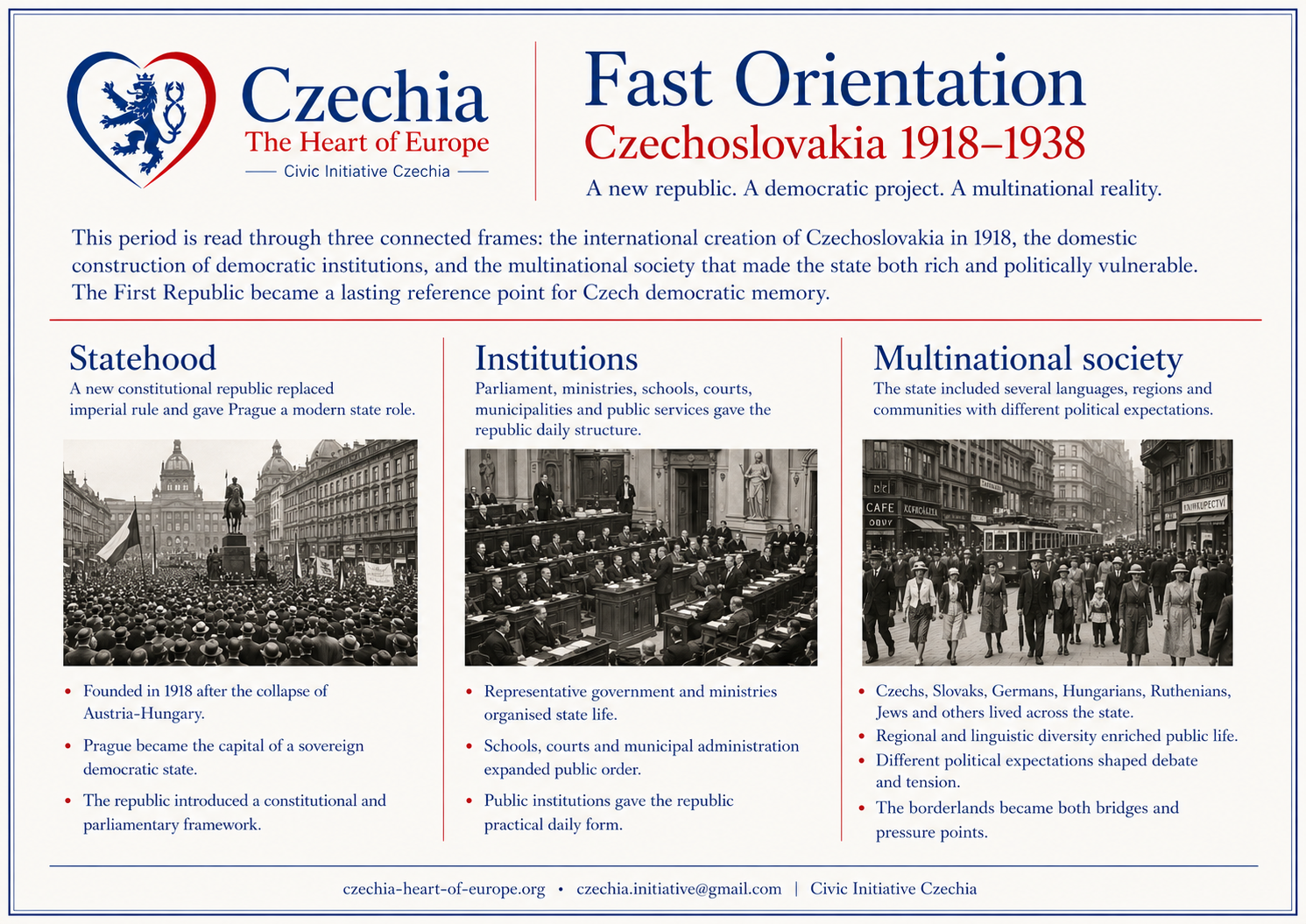 First Republic orientation information sheet