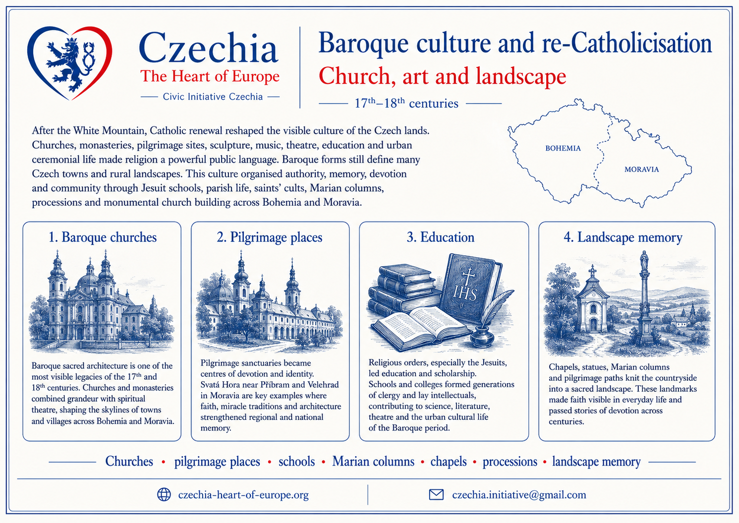 Baroque Czech lands information sheet