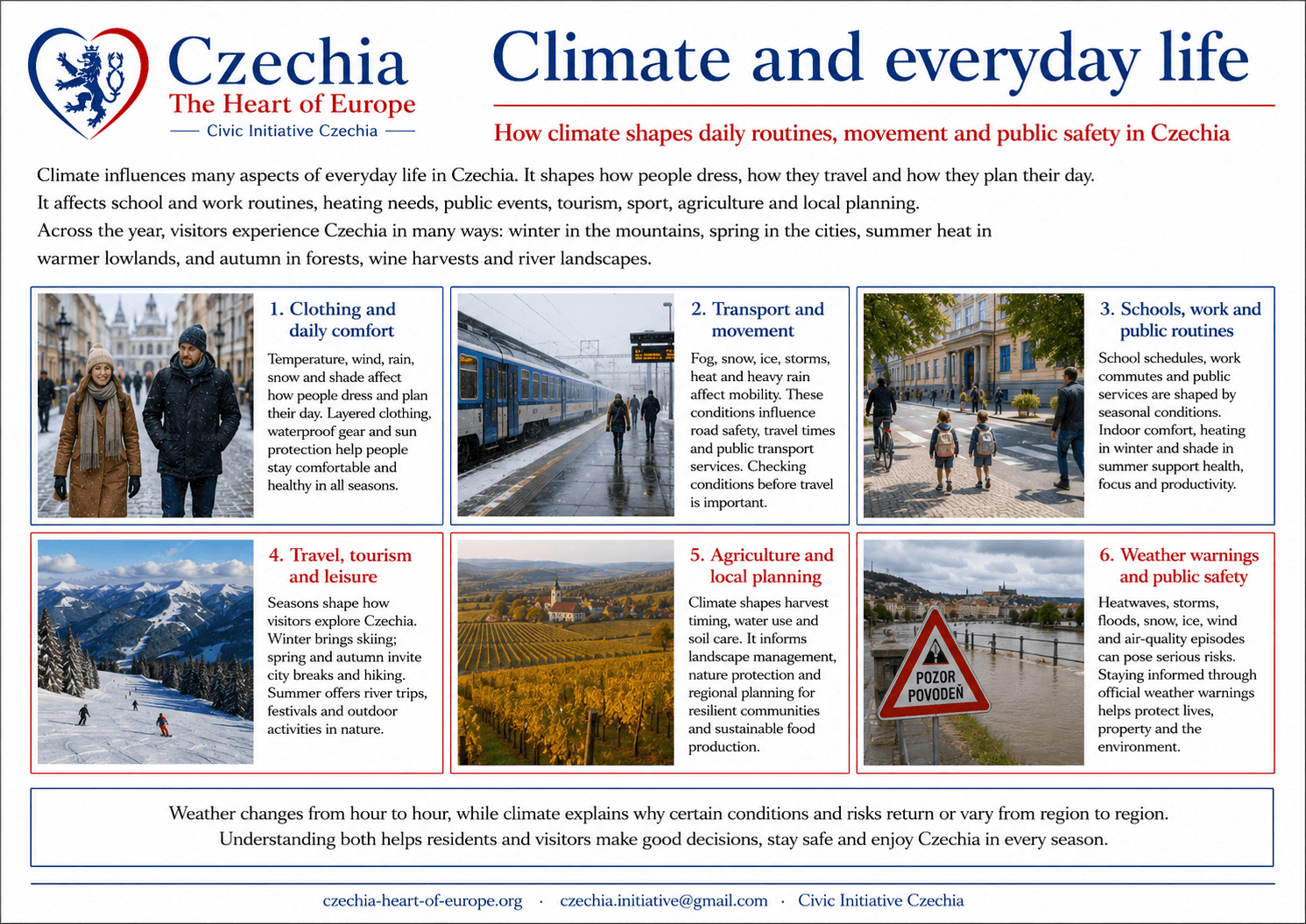 Climate and everyday life information sheet
