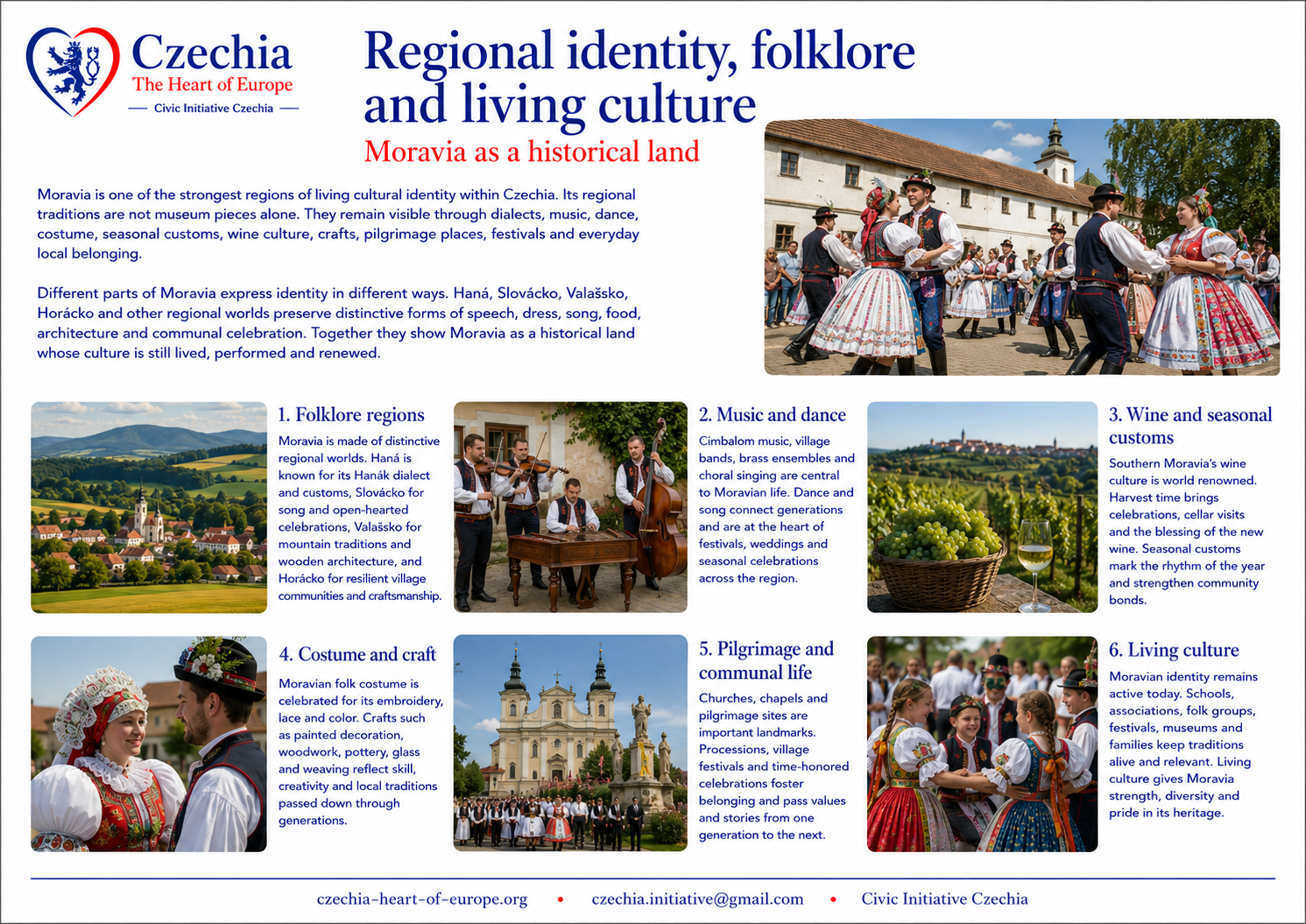 Moravian culture and folklore information sheet