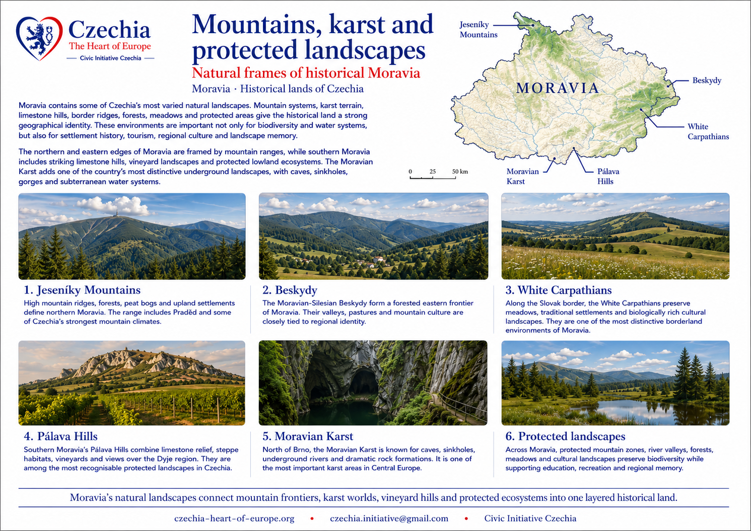 Protected landscapes of Moravia